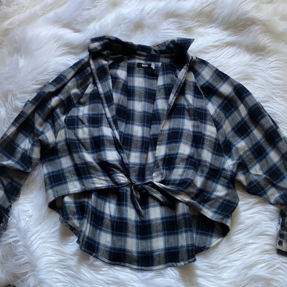 BDG Courtney Flannel Top - Picture 10 of 10